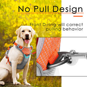 Grand <span class=keywords><strong>harnais</strong></span> pour <span class=keywords><strong>chien</strong></span> sans traction doux réglable étanche nouveau <span class=keywords><strong>harnais</strong></span> pour animaux de compagnie pour chiens Sublimation luxe Logo personnalisé ensemble de laisse pour animaux de compagnie - Product Image 6