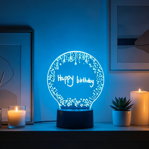 Hot Sale Cute 3D Illusion DIY Acrylic LED Night <b>Light</b> Creative Erasable Mini Blank Night <b>Light</b> with 3D Effect for Bedroom - Product Image 4
