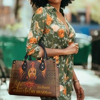 Nouveau design de sac à main pour femmes La vie n'est pas parfaite, mais mes tresses sont des sacs à main personnalisés pour femmes Sacs à bandoulière de luxe pour femmes