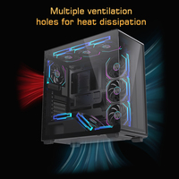 LOVINGCOOL 2026 Super Cube ATX Casing Komputer Tower Chassis PC Desktop Metal Desain Baru USB3.0 Mendukung ATX/MATX PC Gaming Stok Tersedia