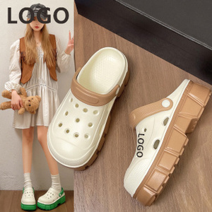 Bricolage sabots chaussures pour femmes en plein air décontracté dames pantoufles plate-forme talons maison pantoufles infirmière chaussures multicolore sabots - Product Image 5