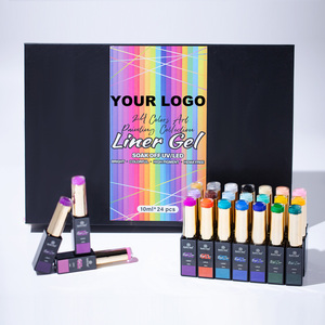 Juego de esmalte de <span class=keywords><strong>uñas</strong></span> de gel UV/LED con su logotipo al por mayor, <span class=keywords><strong>kit</strong></span> de barniz de 24 pigmentos, cree su propia marca, OEM y ODM, BeiEn French - Product Image 1