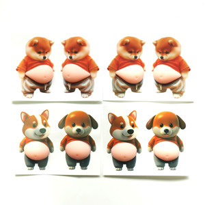 Jouet anti-stress à presser en forme de chien mignon, autocollant 3D amusant pour jeunes, à remontée lente, pour soulager l'anxiété – Vente chaude - Product Image 4