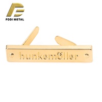 Etiquetas de Metal Personalizadas B6091 para Ropa, Diseño de Etiquetas de Marca Cosidas, Etiquetas Metálicas para Prendas, Accesorios