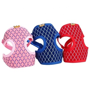 <strong>Harness</strong> for Small <strong>Dog</strong> Cat Walking <strong>Harnesses</strong> Leads <strong>Rhinestone</strong> Mesh Cat <strong>Harness</strong> and Leash Set Breathable Adjustable Pet Vest - Product Image 2