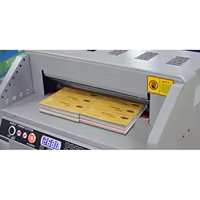 Meilleure vente d'équipement de bureau 450mm électrique Guillotine coupe-papier A3 Machine de découpe de papier Machines de traitement du papier avant