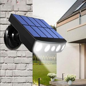Luces Solares de Seguridad de 4 LED de Alta Potencia, Decoración para Exteriores, Sensor de Movimiento, 3 Modos, Lámpara de Calle Impermeable, Luz Nocturna para Pared - Product Image 1