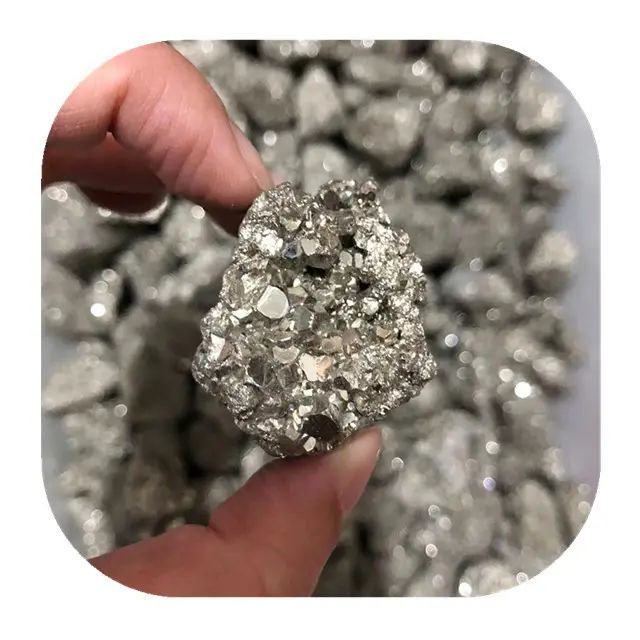 Großhandel natürliche rohe Kristalle Pyrit Cluster grobe kostbare Heils teine für Wohnkultur