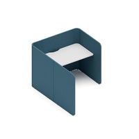 Cloison acoustique de bureau, poste de travail modulaire pour zone de concentration, table de travail pour équipe professionnelle
