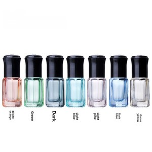 Botella de Vidrio de 3ml con Bola de Vidrio de Anís Estrellado de Colores, Tapa de Acero con Diseño de Madera, Botella Pequeña para Aceite Esencial, Botella Pequeña para Perfume - Product Image 5