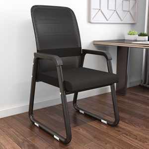 Chaise de bureau exécutive confortable avec hauteur réglable, design moderne, dossier en forme d'arche pour ordinateur, usage domestique et réunions - Product Image 1