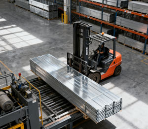 بلاط سقف حديث HLZY BIPV مقاوم للماء من الفولاذ/سقف ألومنيوم لسقف الشرفة - Product Image 5