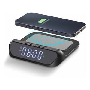 Chargeur SMART CLOCK WIRELESS Noir 15W WIRELESSCLOCK2K - Product Image 3