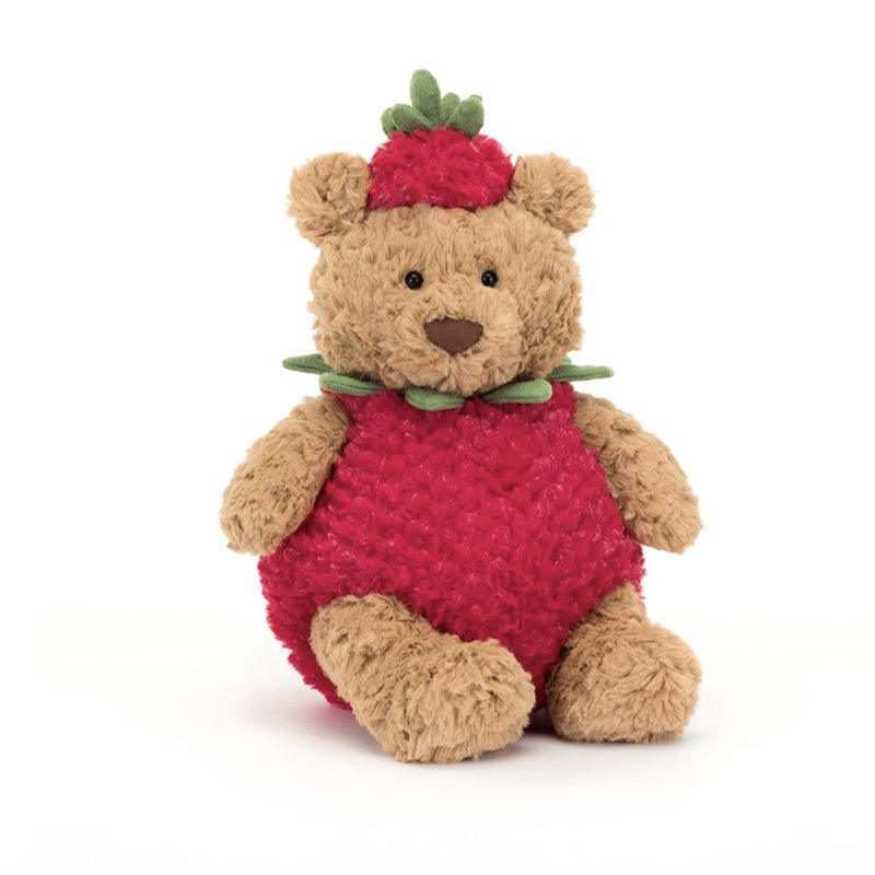 หมีสตรอเบอร์รี่ 26ซม