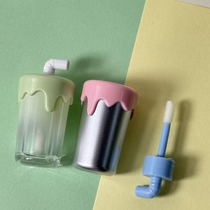 Nuovo Tubetto Creativo per Lucidalabbra a Forma di Tazza da Tè, <span class=keywords><strong>Serie</strong></span> Rosa Femminile, Flacone Vuoto per Gloss Labbra - Product Image 4