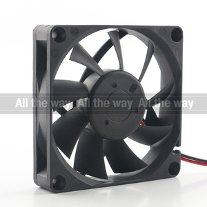 Delta 5V 24V 48V DC 12V 0.24a AC EC 7015 70x70x15mm 7cm Máy tính CPU đôi Bi Hai Dây biến tần afb0712mb Quạt làm mát - Product Image 3