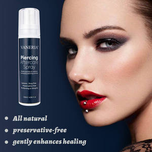 Spray de Soin Post-<span class=keywords><strong>Piercing</strong></span> Marque Blanche OEM, Spray Salin pour Blessures, Élimination des Protubérances de <span class=keywords><strong>Piercing</strong></span>, Brume Apaisante Nettoyante pour Oreilles 120ml - Product Image 3