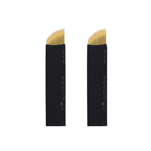 Cuchillas de Microblading PMU Doradas 15 18F 0.20mm, Aguja Nano para Lápiz Manual de Cejas - Product Image 4