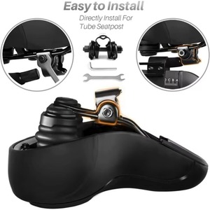 Selle de vélo personnalisée en Chine pour VTT, design sphérique, siège épaissi confortable avec sac - Product Image 4