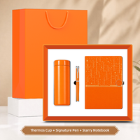 Coffret Cadeau d'Entreprise 3-en-1 : Gobelet Isotherme, Carnet Étoilé et Stylo – Idéal pour Souvenir d'Entreprise, Cadeau pour Employés et Clients
