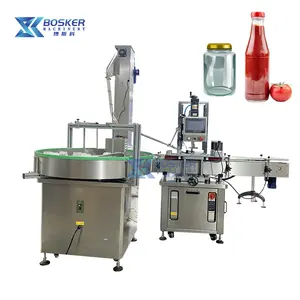 BSK-LAX01 Semi-automatic metal caps bottle capping capper glass bottle screw capping machine