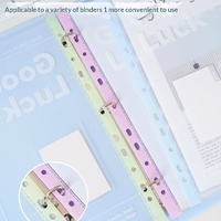 Carpeta de Hojas Sueltas A4, Transparente, con Logotipo Impreso, para Documentos, Exámenes, Almacenamiento, Superventas Transfronterizo