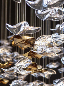 Lustre <span class=keywords><strong>en</strong></span> verre soufflé à la main <span class=keywords><strong>en</strong></span> forme <span class=keywords><strong>d</strong></span>'<span class=keywords><strong>oiseau</strong></span>, luminaire suspendu LED <span class=keywords><strong>en</strong></span> cristal, personnalisable, garantie 1 an, <span class=keywords><strong>d</strong></span>écoration pour hôtel, mariage, maison - Product Image 6