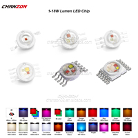 Perle de lampe à puce LED haute puissance 1W 3W 5W 10W 20W 30W 50W 100W Blanc Rouge Vert Bleu Jaune Orange Cyan Ambre Rose RGB UV COB Light
