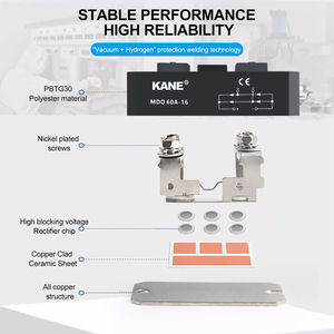 Kane mdq60a 1600V sanrex phụ kiện điện tử Thyristor một pha CHỈNH LƯU cầu mô-đun 1 pha cầu chỉnh lưu <span class=keywords><strong>Diode</strong></span> - Product Image 2