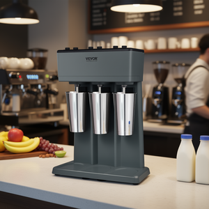 Licuadora Comercial Vevor de 375W, 3 Velocidades, Triple Cabezal, Vasos de Acero Inoxidable de 820 ml para Uso en el Hogar y la Oficina - Product Image 2