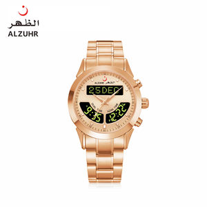 Nuevo modelo ReCtangle Classic Luxury Men Motre para recordatorio Oración Reloj islámico con Pryer Time - Product Image 2