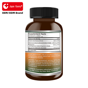 Complément Herbal Shecome à base d'extraits végétaux, Calcium, Magnésium, Zinc, Vitamine D3 pour la santé osseuse et immunitaire – Comprimés de Calcium et Magnésium pour adultes - Product Image 2