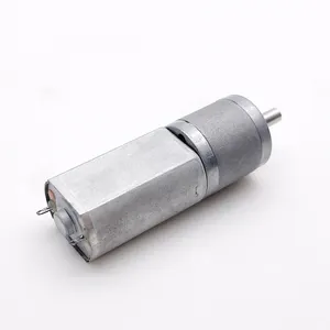 DC 12V Micro Gear Motor Permanent Magnet Miniature Metal with Brush Commutation for Fans Boats Electric Bicycles Smart Homes