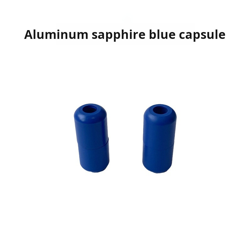Capsule bleu saphir en aluminium