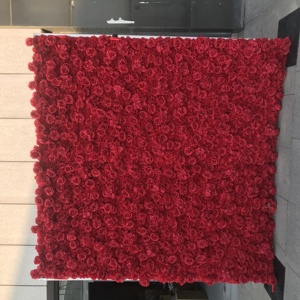 <span class=keywords><strong>Mur</strong></span> <span class=keywords><strong>de</strong></span> fleurs artificielles en gros BF-FW10, 2,4 m x 2,4 m, panneau mural enroulable blanc, toile <span class=keywords><strong>de</strong></span> fond murale en roses <span class=keywords><strong>de</strong></span> soie, <span class=keywords><strong>décoration</strong></span> <span class=keywords><strong>de</strong></span> mariage - Product Image 3