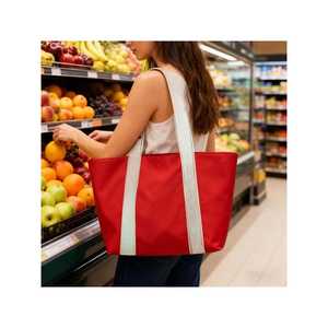 Bolso Tote para Mujer, Grande, Color Sólido, PU, Doble Asa, Bolso de Hombro para Oficina - Product Image 4