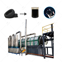 Modèle rentable 10 tonnes par jour pneu de rebut à l'usine d'huile de pyrolyse Diesel pneu de rebut continu pyrolyse usine d'huile