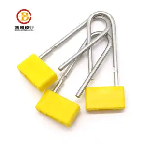 Customized Logo Brand Security Padlock Container Seal Plastic padlock seals Disposable Plastic Padlock Seal