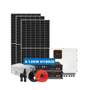 Inverter solar system 10kw hybrid 48v solar system installation cost generators for home