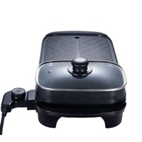 Grill électrique, pouces, sans fumée, coréen, avec pot chaud