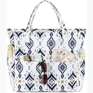 Échantillon gratuit Sacs de plage de grande taille pour le shopping, les voyages d'une nuit, sacs réutilisables pour les courses, grand sac en toile pour le week-end, sacs fourre-tout pour femmes - Product Image 3