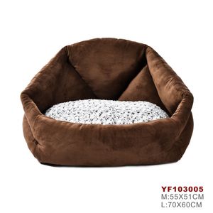 Sofá del animal doméstico cuadrado de lujo <span class=keywords><strong>para</strong></span> mascotas <span class=keywords><strong>cama</strong></span> de tela de gamuza y pv de sofá perro de perro <span class=keywords><strong>cama</strong></span> - Product Image 4