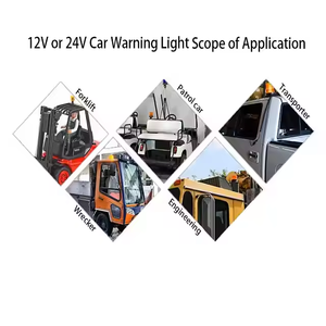 Vrachtwagens Auto Roterend Waarschuwingslampje Led Flitsende Lamp Stroboscoop Signaal Noodmagnetisch Bakenlicht - Product Image 6
