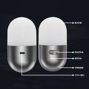 Rechargeable Outdoor Camping Ambient Light Led Creative Bedside Night Light With Color Changing Function For Indoor Outdoor Use - Product Image 3