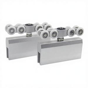 Sistema de Puerta Corredera de Vidrio ISURE MARINE, Herrajes para Puerta Corredera de <span class=keywords><strong>Cierre</strong></span> Suave para Baño, Sistema de Rodillos Deslizantes, Accesorios - Product Image 5