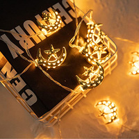 1.65m 10LEDs Eid Al Adha décorations guirlande lumineuse Ramadan décorations pour la maison 2023 Eid Mubarak décor