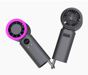 Ventilador <span class=keywords><strong>de</strong></span> Compresión Fría con Pantalla LED Digital <span class=keywords><strong>de</strong></span> Diseño Único 2026, Ventilador Plegable Inteligente Portátil <span class=keywords><strong>de</strong></span> Alta Calidad con Control y Aspecto Moderno - Product Image 1