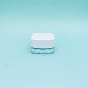 Bocaux carrés en verre transparent épais de 5 ml avec couvercles en plastique anti-enfants pour herbes, poudres florales, épices et concentrés - Product Image 3