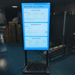 Напольный рекламный LCD-плеер 32, 43, 50, 55, 65 дюймов, вертикальный толем, ультратонкий, с двумя экранами, цифровая вывеска - Product Image 5