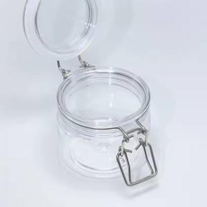 Pot en plastique scellé 220 ml, flacon de crème, emballage cosmétique, pot avec boucle en fer, flacon de soin de la peau, vente en gros - Product Image 4